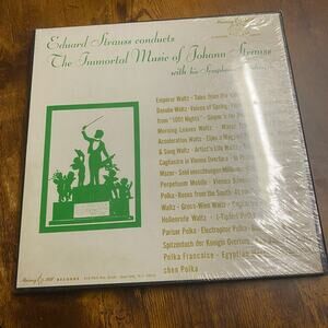 Eduard Strauss Conducts The Immortal Music Of Johann 33 LP Vinyl Record Box Set